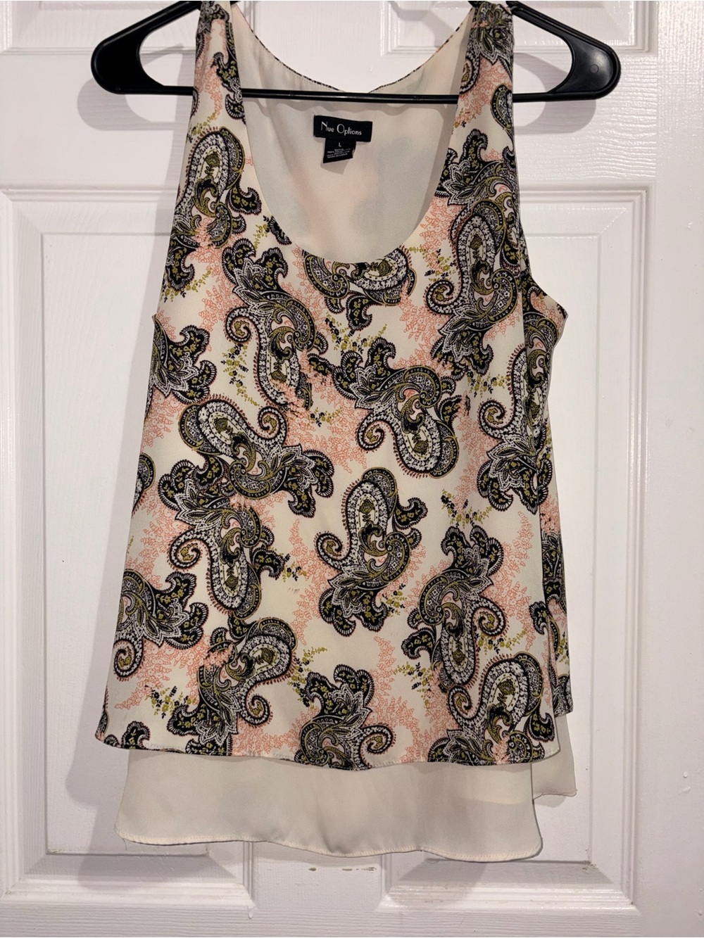 sleeveless layered tank top